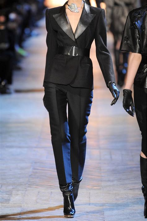 yves saint laurent leather pants|yves saint laurent suit jacket.